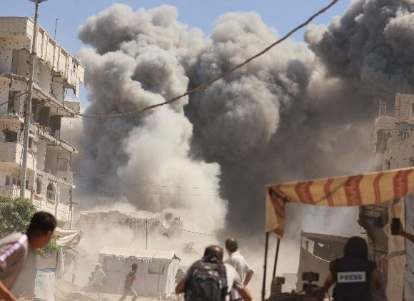 Israeli airstrike levels Gaza tower as civilian death toll rises