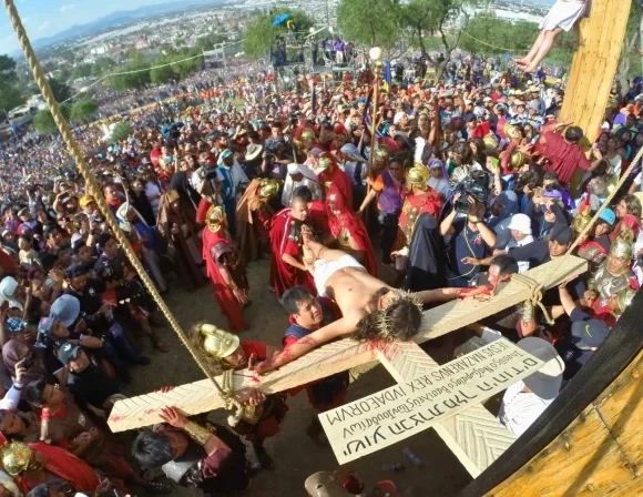 Representation of the Way of the Cross in Mexico recognized as UNESCO heritage site