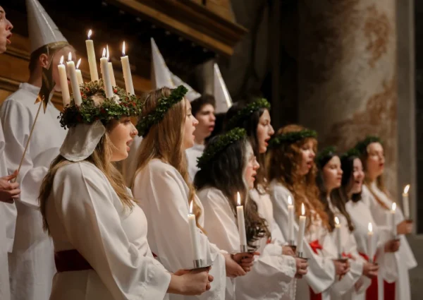 Swedish choir honors St. Lucy with songs in St. Peter’s Basilica