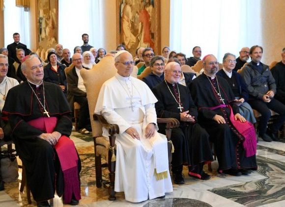 Pope Leo meets with group of Italian hermits in Rome for Jubilee
