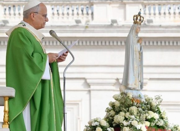 Pope at Marian Jubilee Mass: May Mary lead us to her Son Jesus