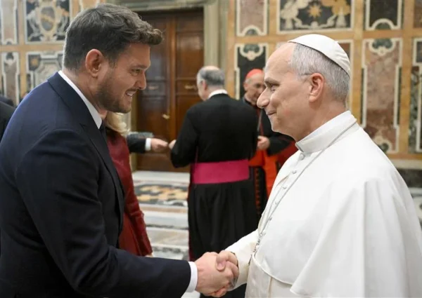 Michael Bublé calls meeting Pope Leo XIV ‘one of the greatest moments of my life’