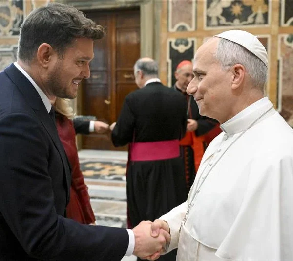Michael Bublé calls meeting Pope Leo XIV ‘one of the greatest moments of my life’