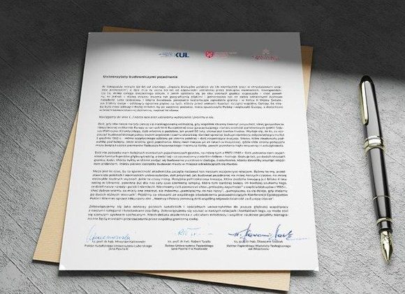A letter declares Universities as builders of Polish–German reconciliation